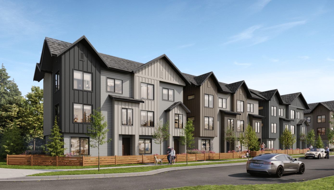 Saxon Park by Wesmont Homes is a 31-unit presale townhome development in Langley.