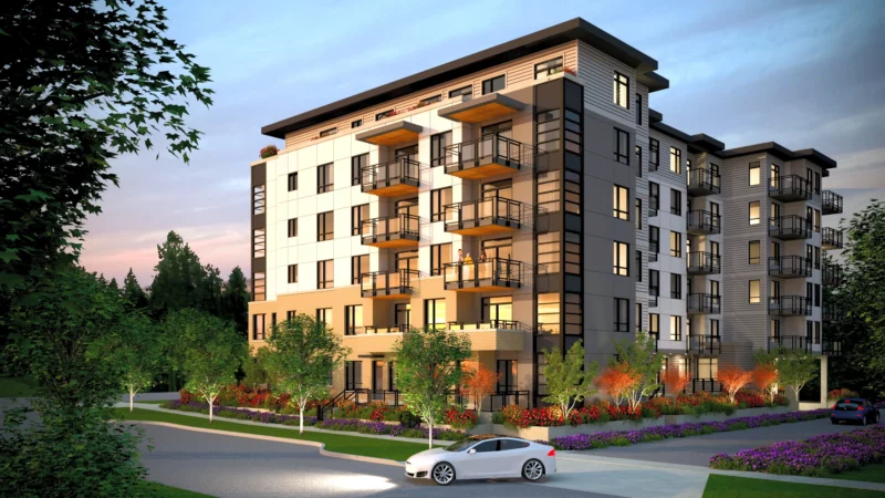 Zenith Guildford is a 6-storey Surrey mid-rise by Matte Homes, offering 66 condominiums.